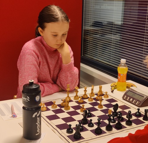 Helmi Järvelä napsi B-ryhmässä tuloksen 1,5/5. Kuva: valo / TuTS